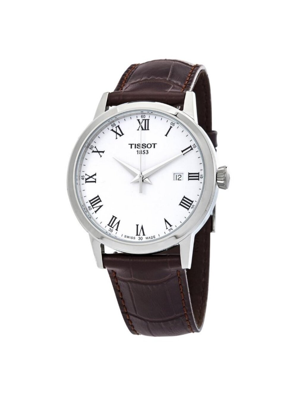 NWT Tissot T-Classic Quartz White Dial Men's Watch
